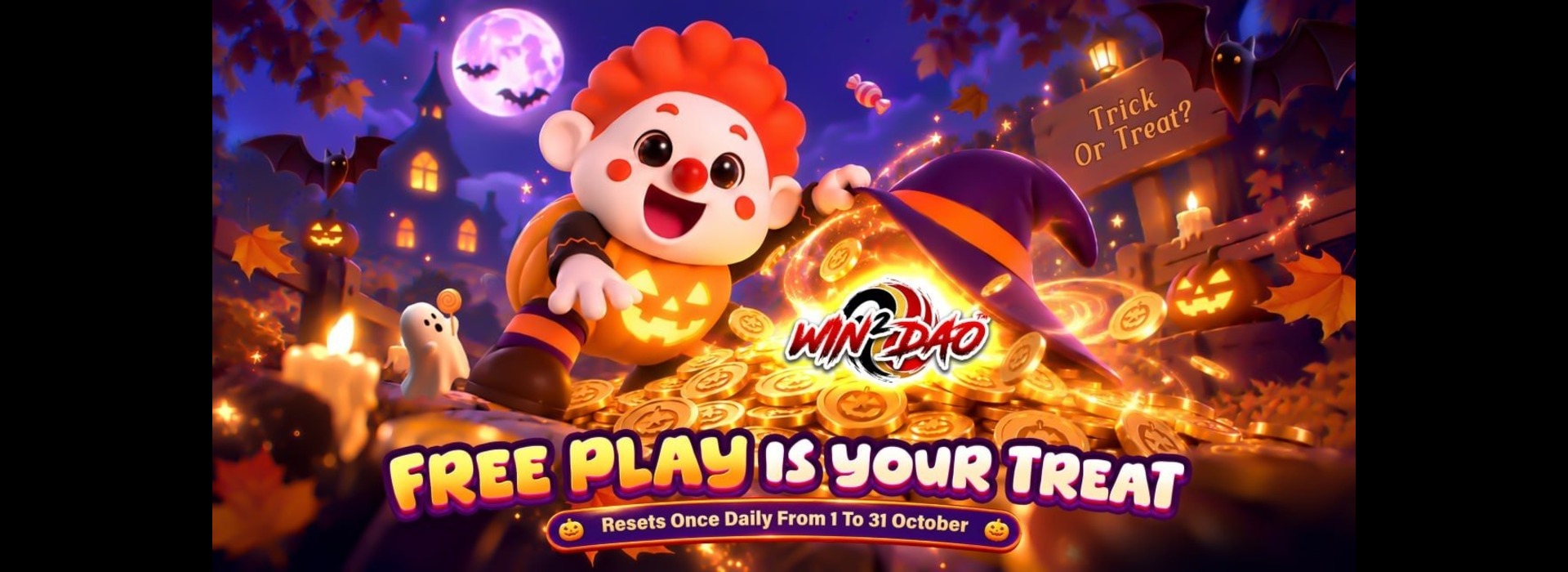 2Win - Win²Dao™ Halloween FREE PLAY Campaign